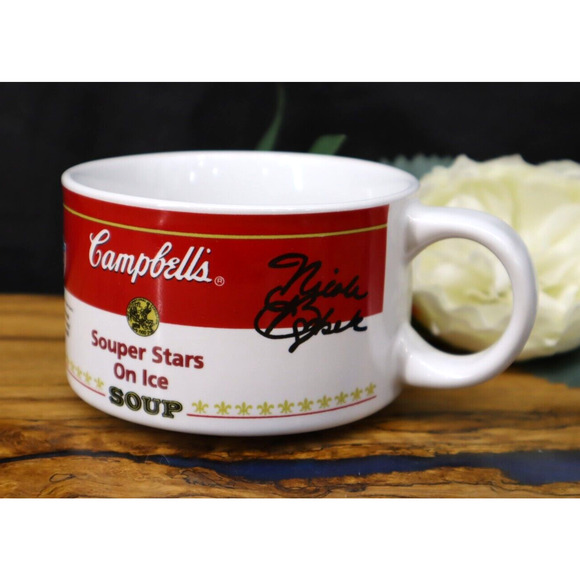Vintage 1998 Campbell's Souper Stars On Ice Soup Mug Coffee Cup Figure Skating - Picture 4 of 6